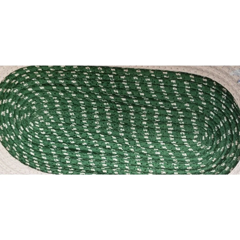 Oval Braided Kitchen Accent Rug (18